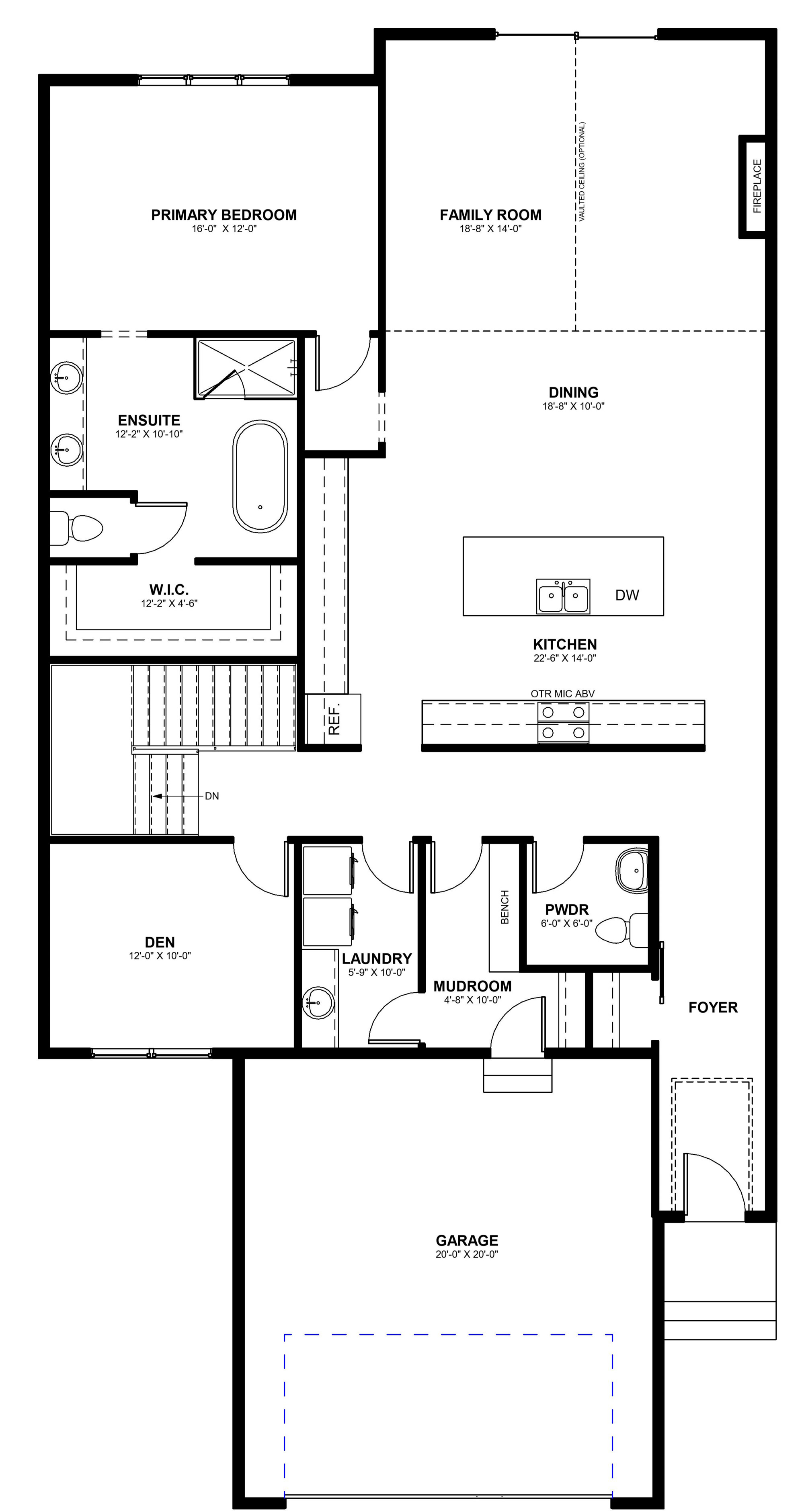 1 Bed + Den