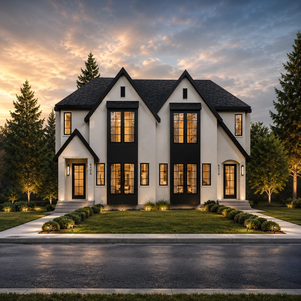 Semi - Detached Luxury Residence render